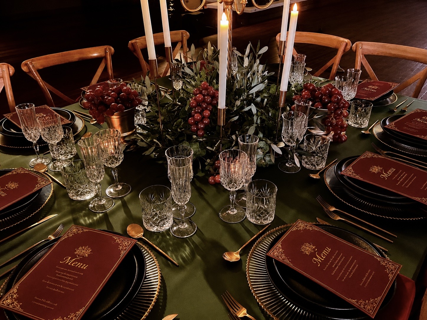 Vineyard — candlelit gathering